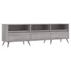 TV-taso harmaa Sonoma 150x30x44,5 cm tekninen puu