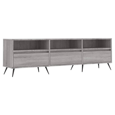 TV-taso harmaa Sonoma 150x30x44,5 cm tekninen puu