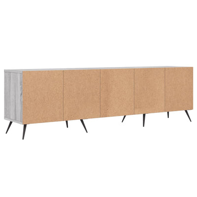 TV-taso harmaa Sonoma 150x30x44,5 cm tekninen puu