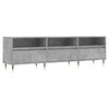 TV-taso betoninharmaa 150x30x44,5 cm tekninen puu