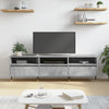 TV-taso betoninharmaa 150x30x44,5 cm tekninen puu