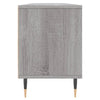 TV-taso harmaa Sonoma 150x30x44,5 cm tekninen puu