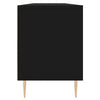 TV-taso musta 150x30x44,5 cm tekninen puu