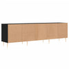 TV-taso musta 150x30x44,5 cm tekninen puu