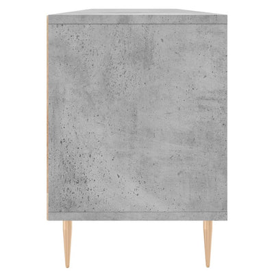 TV-taso betoninharmaa 150x30x44,5 cm tekninen puu