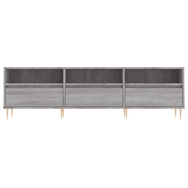 TV-taso harmaa Sonoma 150x30x44,5 cm tekninen puu