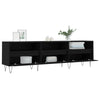 TV-taso musta 150x30x44,5 cm tekninen puu