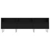 TV-taso musta 150x30x44,5 cm tekninen puu