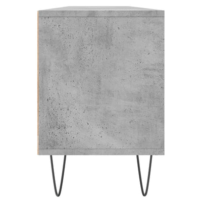 TV-taso betoninharmaa 150x30x44,5 cm tekninen puu