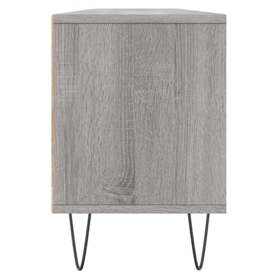 TV-taso harmaa Sonoma 150x30x44,5 cm tekninen puu