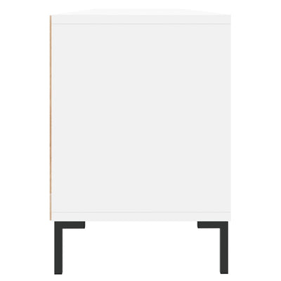 TV-taso valkoinen 150x30x44,5 cm tekninen puu
