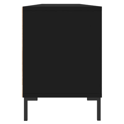 TV-taso musta 150x30x44,5 cm tekninen puu