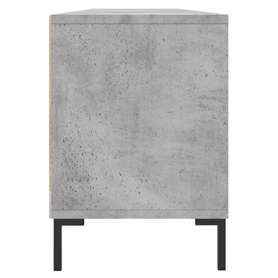 TV-taso betoninharmaa 150x30x44,5 cm tekninen puu