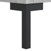 TV-taso betoninharmaa 150x30x44,5 cm tekninen puu