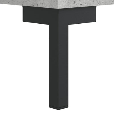 TV-taso betoninharmaa 150x30x44,5 cm tekninen puu