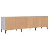 TV-taso harmaa Sonoma 150x30x44,5 cm tekninen puu