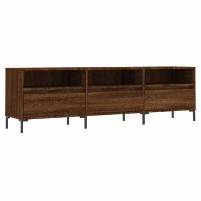 TV-taso ruskea tammi 150x30x44,5 cm tekninen puu