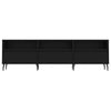 TV-taso musta 150x30x44,5 cm tekninen puu