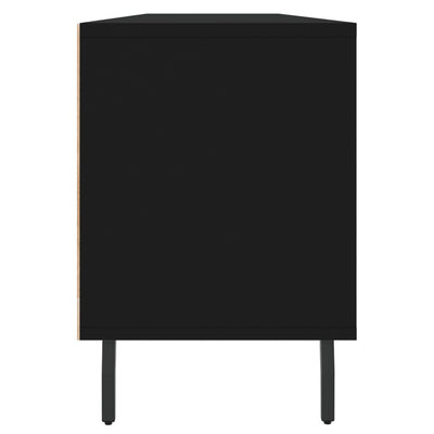 TV-taso musta 150x30x44,5 cm tekninen puu