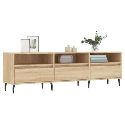 TV-taso Sonoma-tammi 150x30x44,5 cm tekninen puu