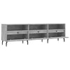 TV-taso betoninharmaa 150x30x44,5 cm tekninen puu