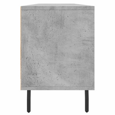 TV-taso betoninharmaa 150x30x44,5 cm tekninen puu
