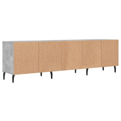 TV-taso betoninharmaa 150x30x44,5 cm tekninen puu