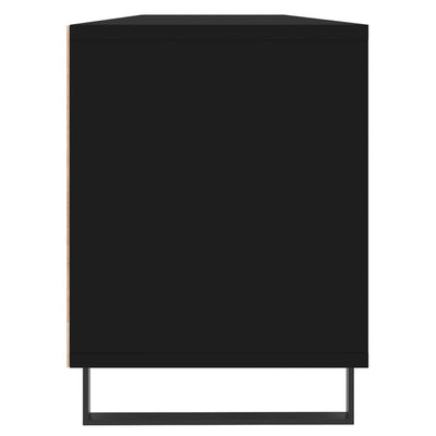 TV-taso musta 150x30x44,5 cm tekninen puu
