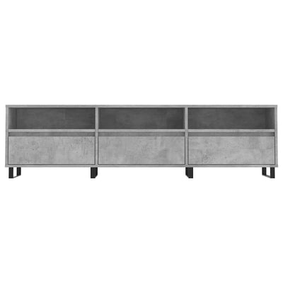Betoninharmaa tv-taso Risafca 150x30x44,5cm (puinen)