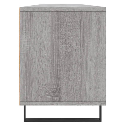 TV-taso harmaa Sonoma 150x30x44,5 cm tekninen puu