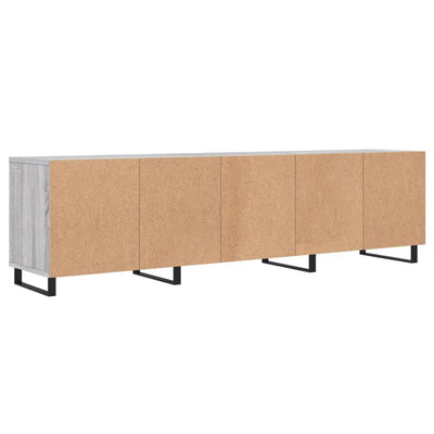 TV-taso harmaa Sonoma 150x30x44,5 cm tekninen puu