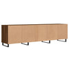 TV-taso ruskea tammi 150x30x44,5 cm tekninen puu