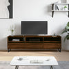 TV-taso ruskea tammi 150x30x44,5 cm tekninen puu