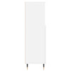 Valkoinen kylpyhuoneen kaappi Bojan 30x30x100cm (puinen)
