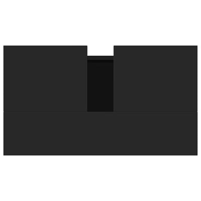 Musta kylpyhuoneen kaappi Lucretia 58x33x60cm (puinen)