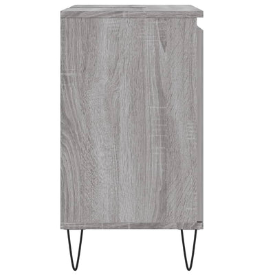Kylpyhuoneen kaappi harmaa Sonoma 58x33x60 cm tekninen puu