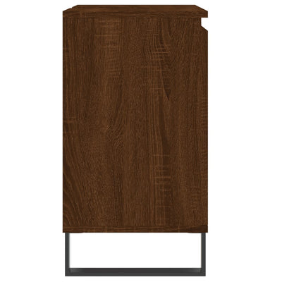 Kylpyhuoneen kaappi ruskea tammi 58x33x60 cm tekninen puu