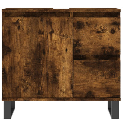 Kylpyhuoneen kaappi savutammi 65x33x60 cm tekninen puu