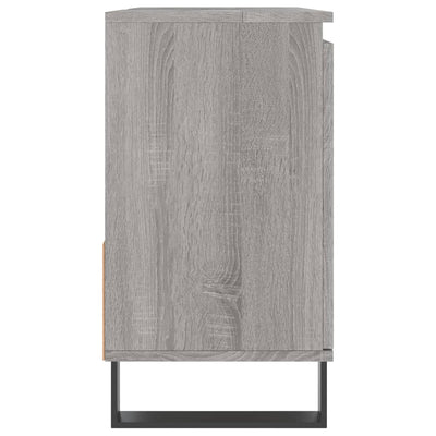 Kylpyhuoneen kaappi harmaa Sonoma 65x33x60 cm tekninen puu