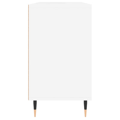 Kylpyhuoneen kaappi valkoinen 80x33x60 cm tekninen puu