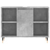 Kylpyhuoneen kaappi betoninharmaa 80x33x60 cm tekninen puu