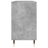Kylpyhuoneen kaappi betoninharmaa 80x33x60 cm tekninen puu