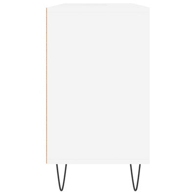 Kylpyhuoneen kaappi valkoinen 80x33x60 cm tekninen puu