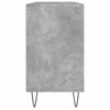 Kylpyhuoneen kaappi betoninharmaa 80x33x60 cm tekninen puu