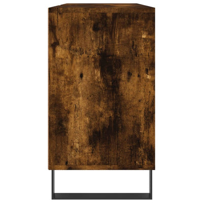 Kylpyhuoneen kaappi savutammi 80x33x60 cm tekninen puu