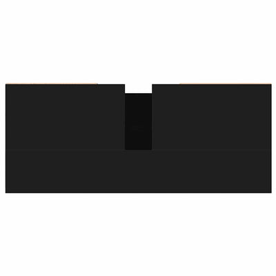 Musta kylpyhuoneen kaappi Nikia 80x33x60cm (puinen)