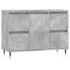 Kylpyhuoneen kaappi betoninharmaa 80x33x60 cm tekninen puu