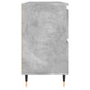 Kylpyhuoneen kaappi betoninharmaa 80x33x60 cm tekninen puu
