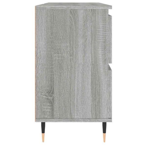 Kylpyhuoneen kaappi harmaa Sonoma 80x33x60 cm tekninen puu