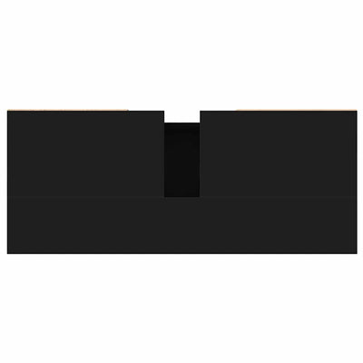 Musta kylpyhuoneen kaappi Merlo 80x33x60cm (puinen)